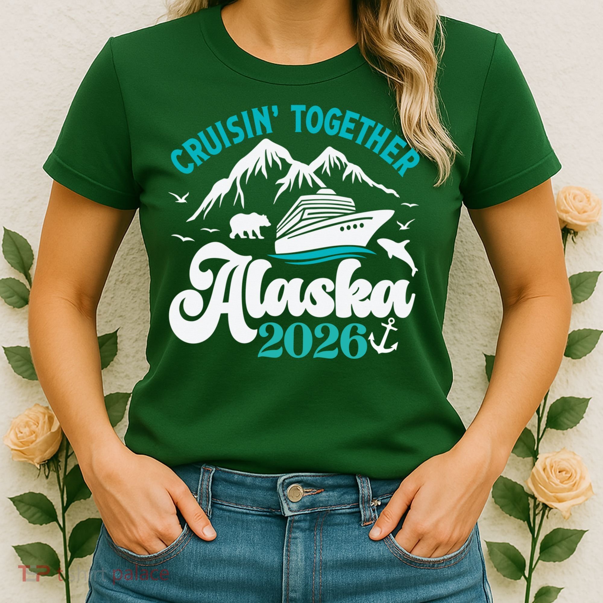 Cruisin Together Alaska 2026 Vacation Women's T-Shirt