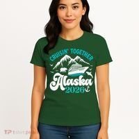 Cruisin Together Alaska 2026 Vacation Women's T-Shirt thumb 4