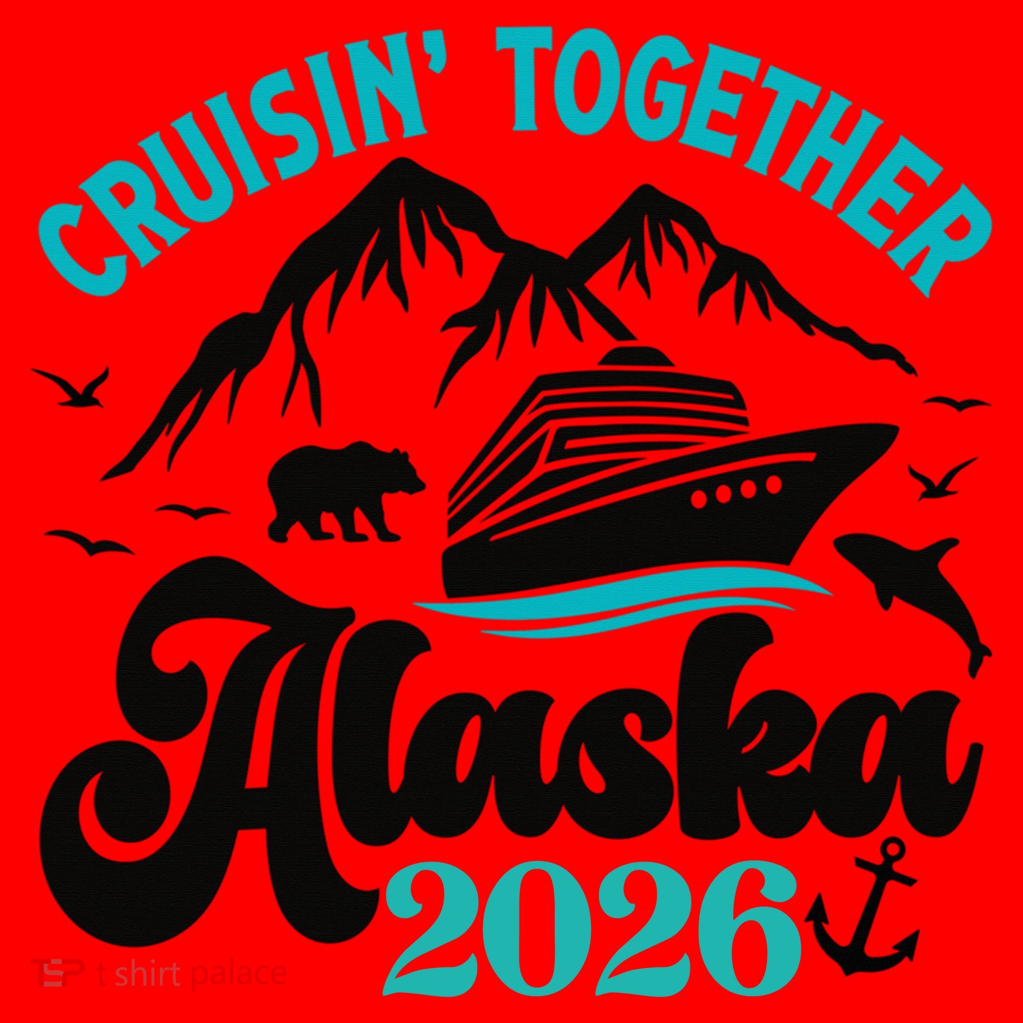 Cruisin Together Alaska 2026 Vacation Santa Hat