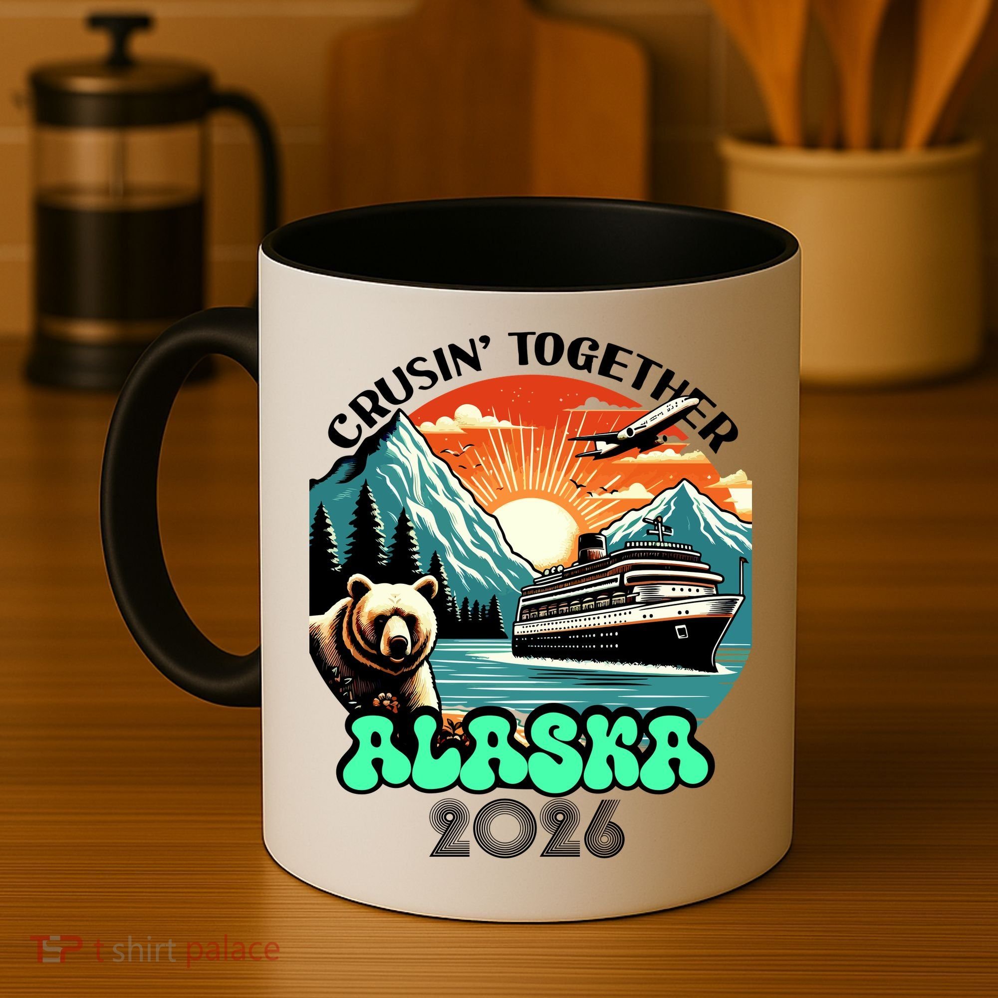 Crusin Together Alaska 2026 Vacation Coffee Mug