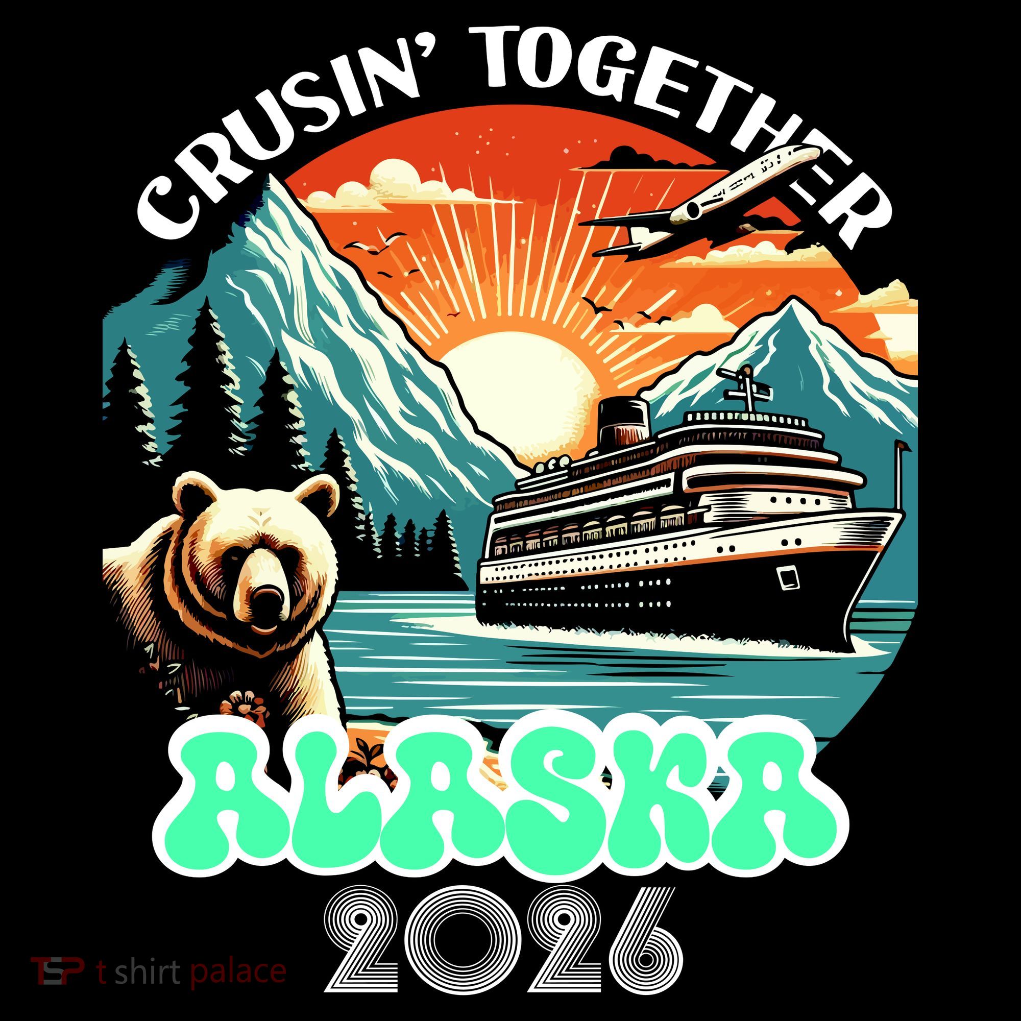 Crusin Together Alaska 2026 Vacation Women's Hoodie