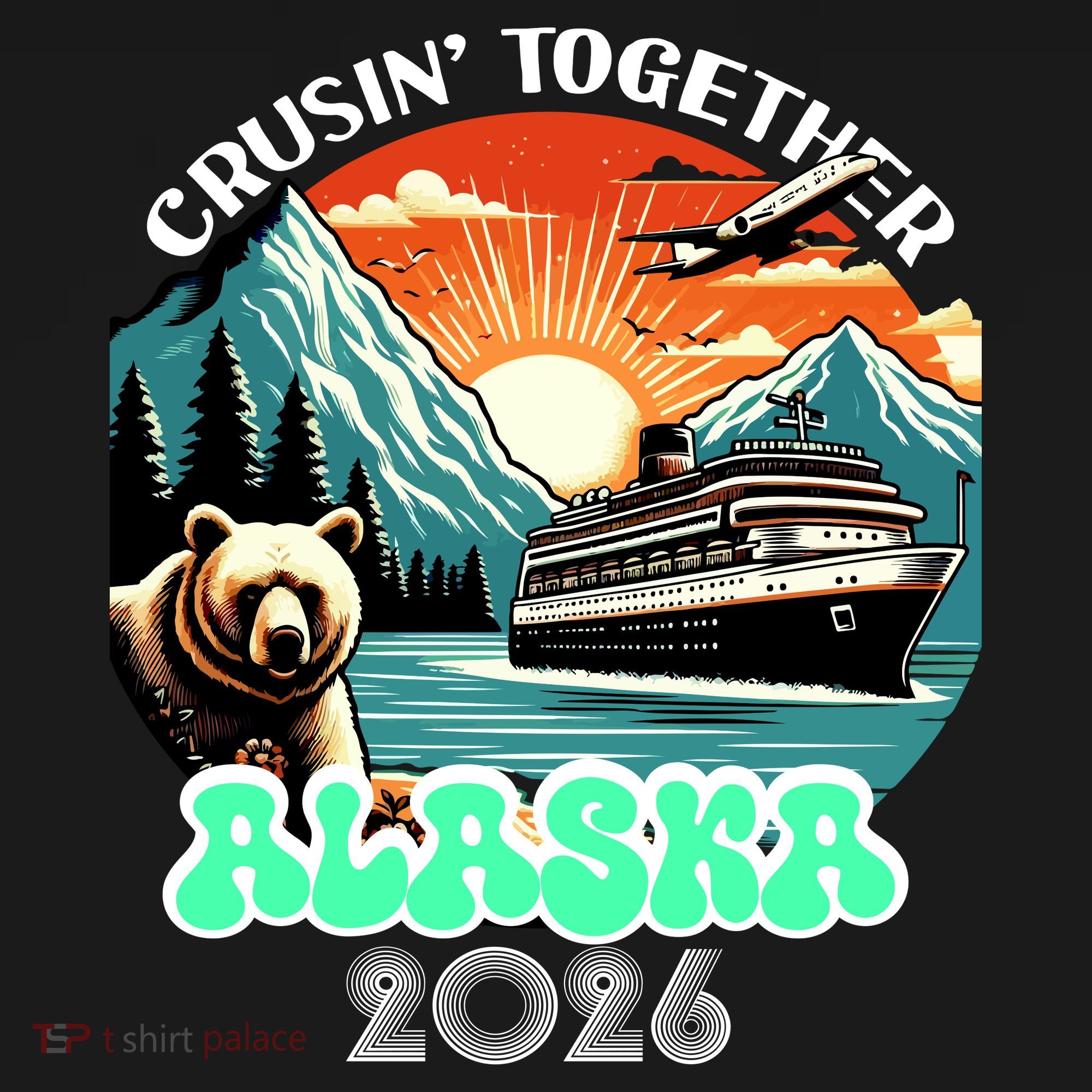 Crusin Together Alaska 2026 Vacation Women's Tank Top