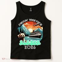 Crusin Together Alaska 2026 Vacation Tank Top thumb 2