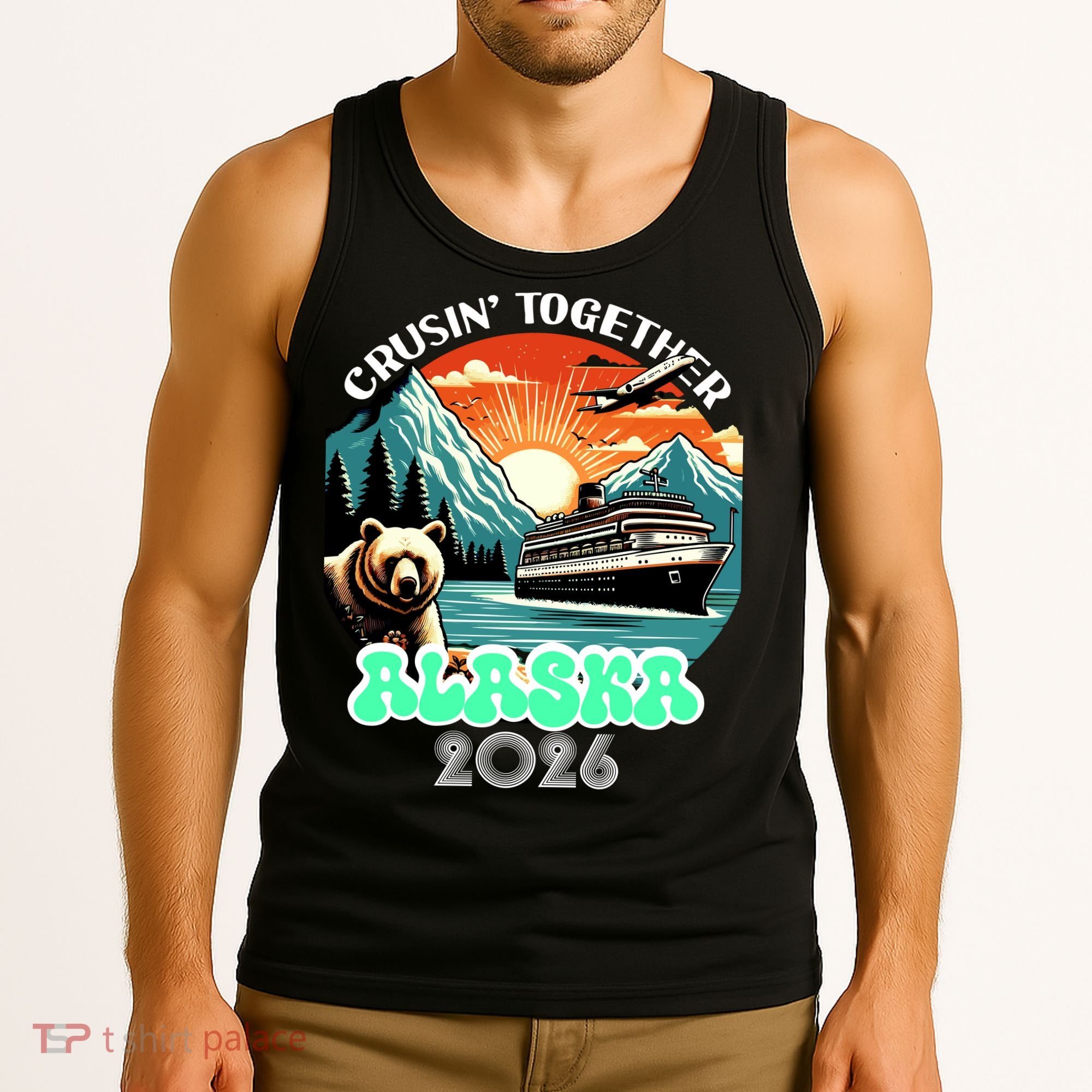 Crusin Together Alaska 2026 Vacation Tank Top
