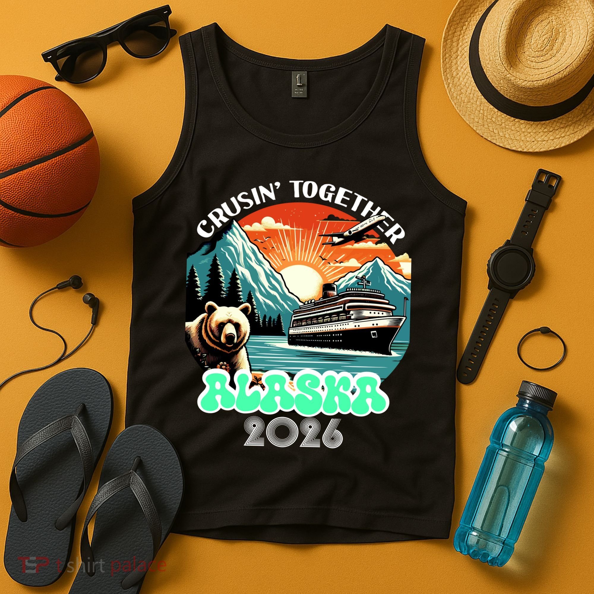 Crusin Together Alaska 2026 Vacation Tank Top