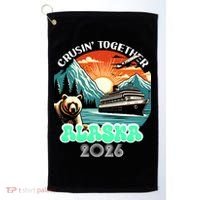 Crusin Together Alaska 2026 Vacation Golf Towel thumb 0