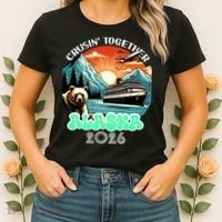 Crusin Together Alaska 2026 Vacation Women's T-Shirt thumb 2