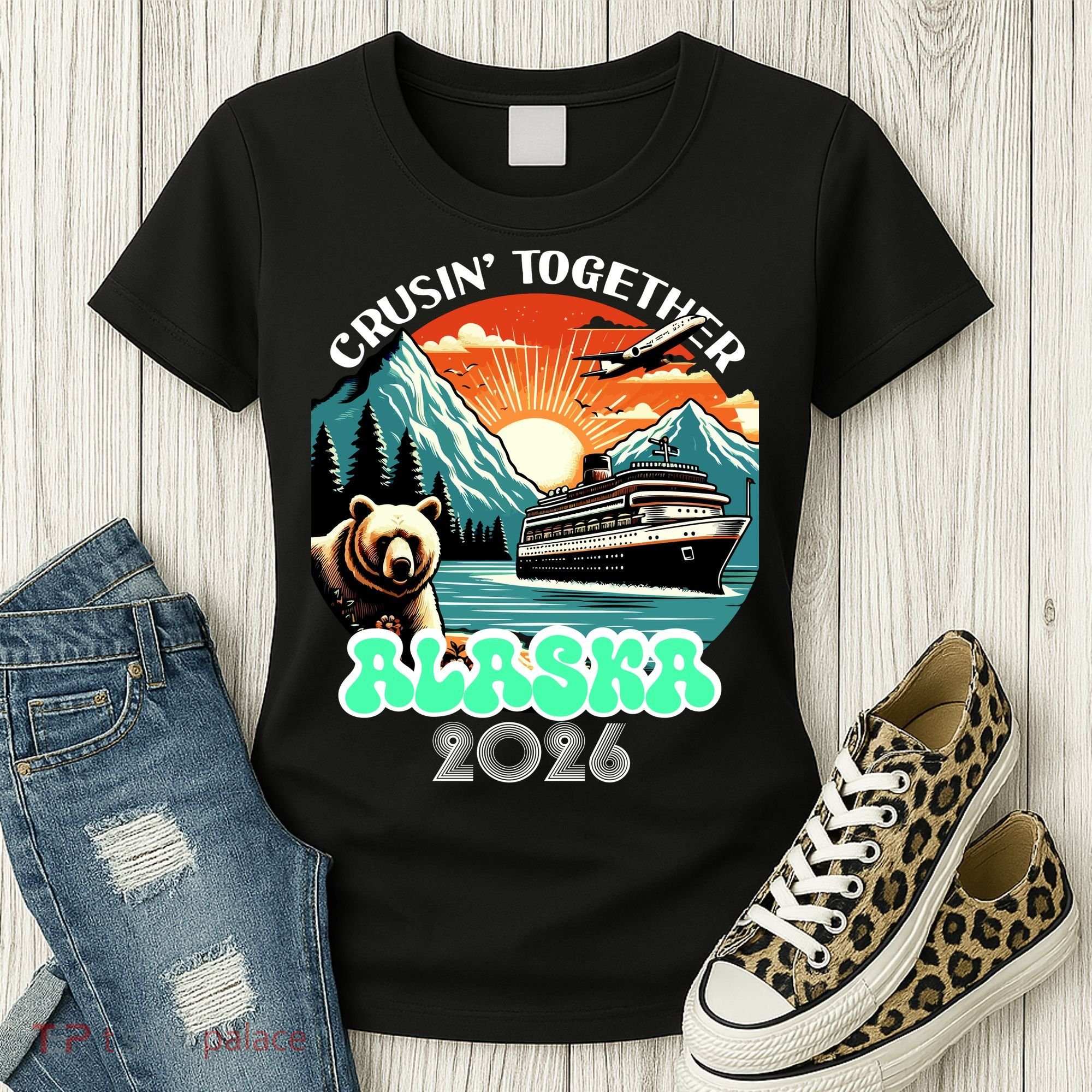 Crusin Together Alaska 2026 Vacation Women's T-Shirt