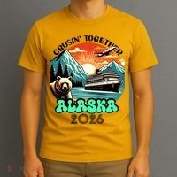 Crusin Together Alaska 2026 Vacation T-Shirt thumb 3