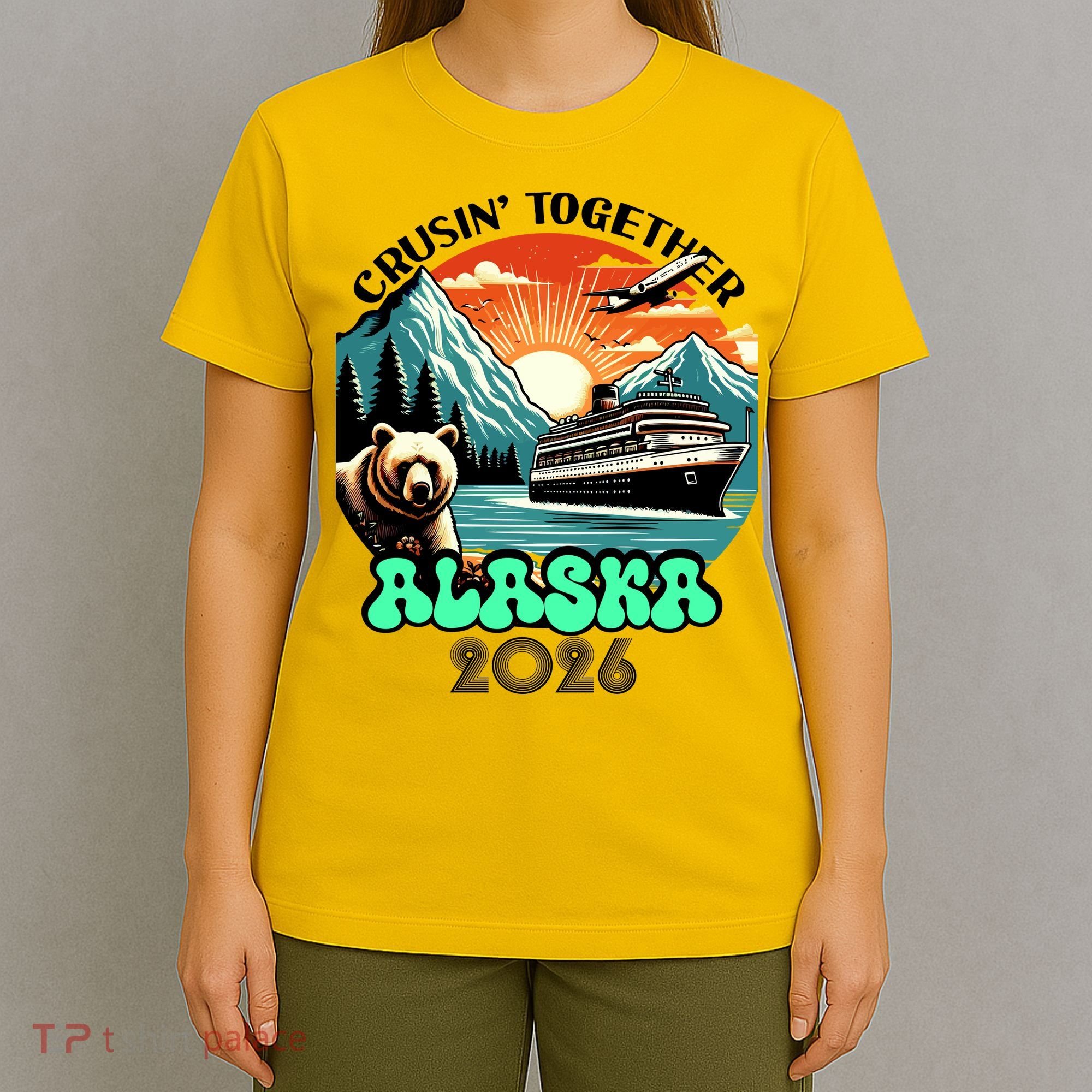 Crusin Together Alaska 2026 Vacation T-Shirt
