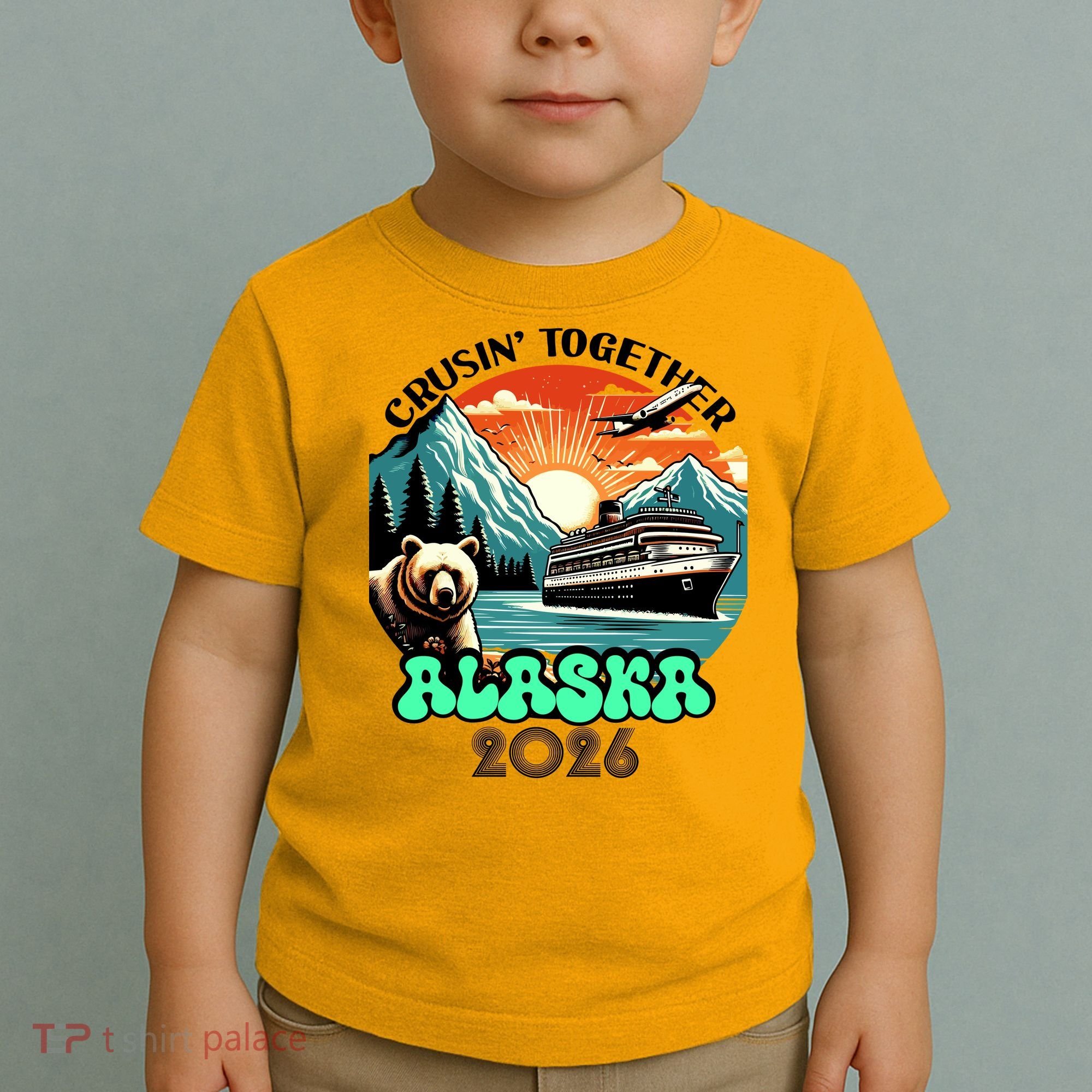 Crusin Together Alaska 2026 Vacation Toddler T-Shirt