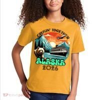 Crusin Together Alaska 2026 Vacation Kids T-Shirt thumb 2