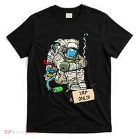 Cryptocurrency Talk - Astronaut Hodler Begging For XRP T-Shirt thumb 0