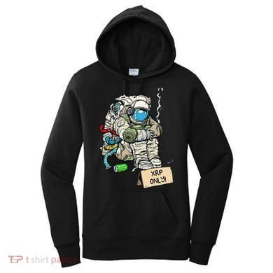 Cryptocurrency Talk - Astronaut Hodler Begging For XRP Women's Hoodie