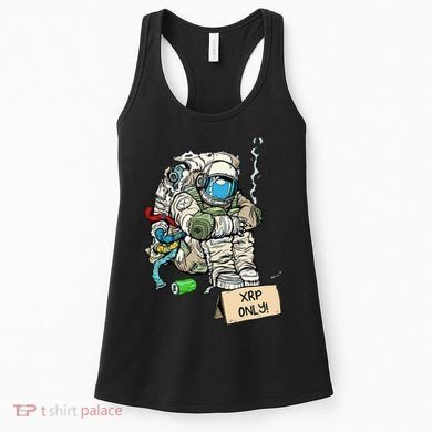 Cryptocurrency Talk - Astronaut Hodler Begging For XRP Women's Tank Top