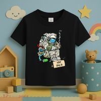 Cryptocurrency Talk - Astronaut Hodler Begging For XRP Toddler T-Shirt thumb 3