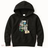 Cryptocurrency Talk - Astronaut Hodler Begging For XRP Kids Hoodie thumb 0
