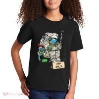 Cryptocurrency Talk - Astronaut Hodler Begging For XRP Kids T-Shirt thumb 2