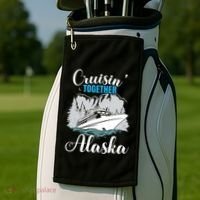 Cruisin' Together Alaska Alaskan Wilderness Gift Golf Towel thumb 2