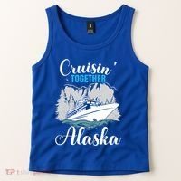 Cruisin' Together Alaska Alaskan Wilderness Gift Tank Top thumb 2