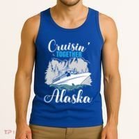 Cruisin' Together Alaska Alaskan Wilderness Gift Tank Top thumb 3
