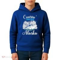 Cruisin' Together Alaska Alaskan Wilderness Gift Kids Hoodie thumb 4