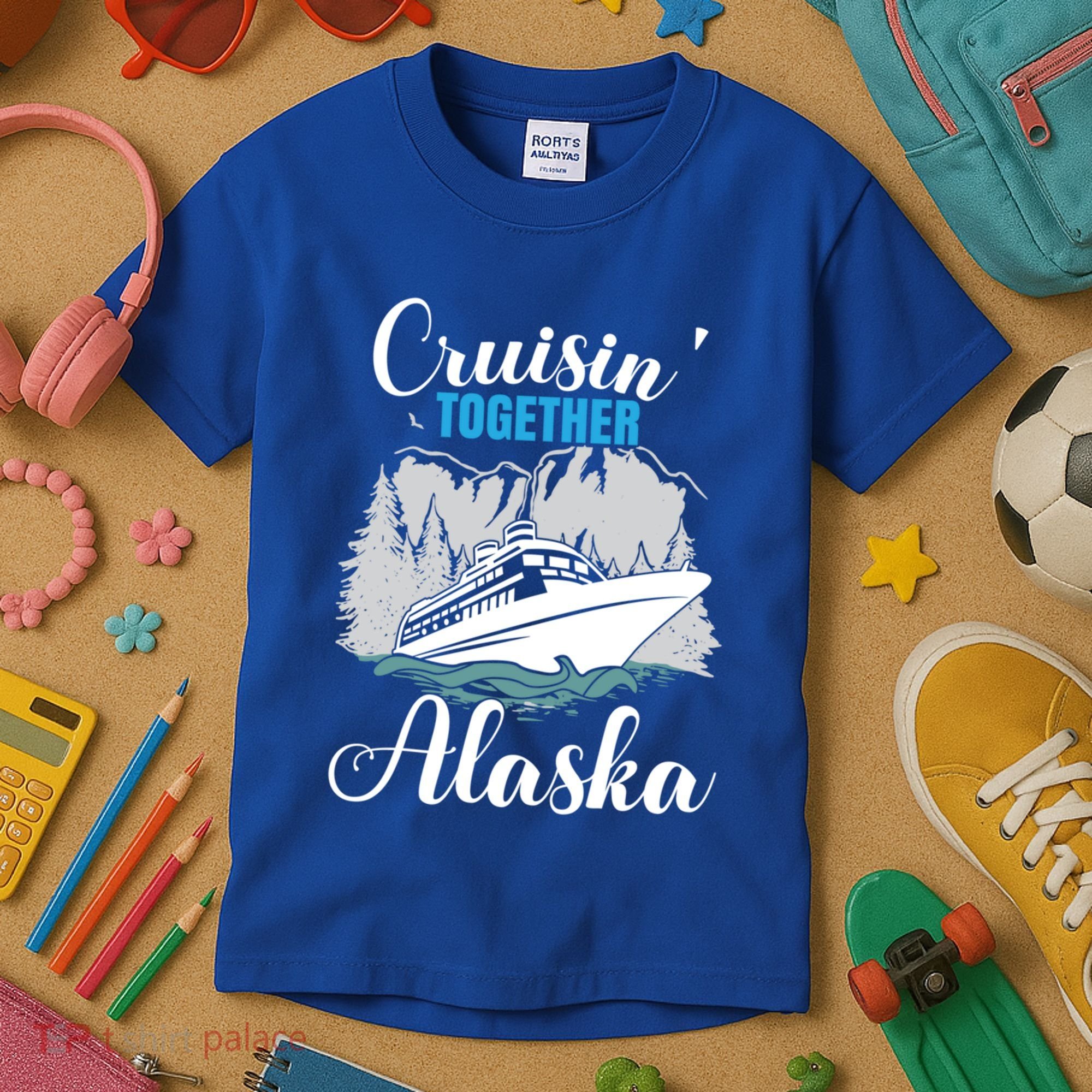 Cruisin' Together Alaska Alaskan Wilderness Gift Kids T-Shirt