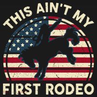 Cowboy This Aint My First Rodeo Wo Horse Riding Women's Hoodie thumb 2