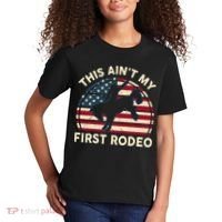 Cowboy This Aint My First Rodeo Wo Horse Riding Kids T-Shirt thumb 2
