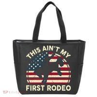 Cowboy This Aint My First Rodeo Wo Horse Riding Tote Bag thumb 0