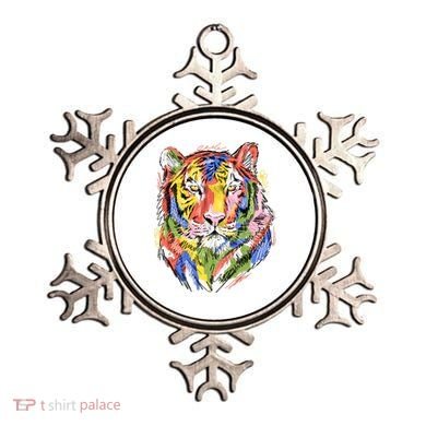 Colorful Tiger Animal Art Ornament