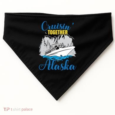 Cruisin' Together Alaska Gift USA-Made Doggie Bandana