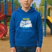 Cruisin' Together Alaska Gift Kids Hoodie thumb 2