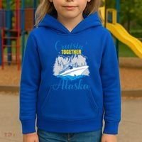 Cruisin' Together Alaska Gift Kids Hoodie thumb 3