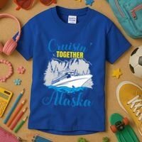 Cruisin' Together Alaska Gift Kids T-Shirt thumb 3