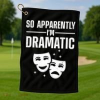 Cool Theater Art Musical Theater Drama Actor Golf Towel thumb 1