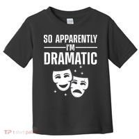 Cool Theater Art Musical Theater Drama Actor Toddler T-Shirt thumb 0