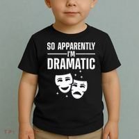 Cool Theater Art Musical Theater Drama Actor Toddler T-Shirt thumb 2