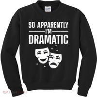 Cool Theater Art Musical Theater Drama Actor Kids Sweatshirt thumb 0