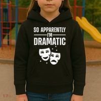 Cool Theater Art Musical Theater Drama Actor Kids Hoodie thumb 3