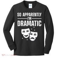 Cool Theater Art Musical Theater Drama Actor Kids Long Sleeve Shirt thumb 0