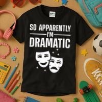 Cool Theater Art Musical Theater Drama Actor Kids T-Shirt thumb 3
