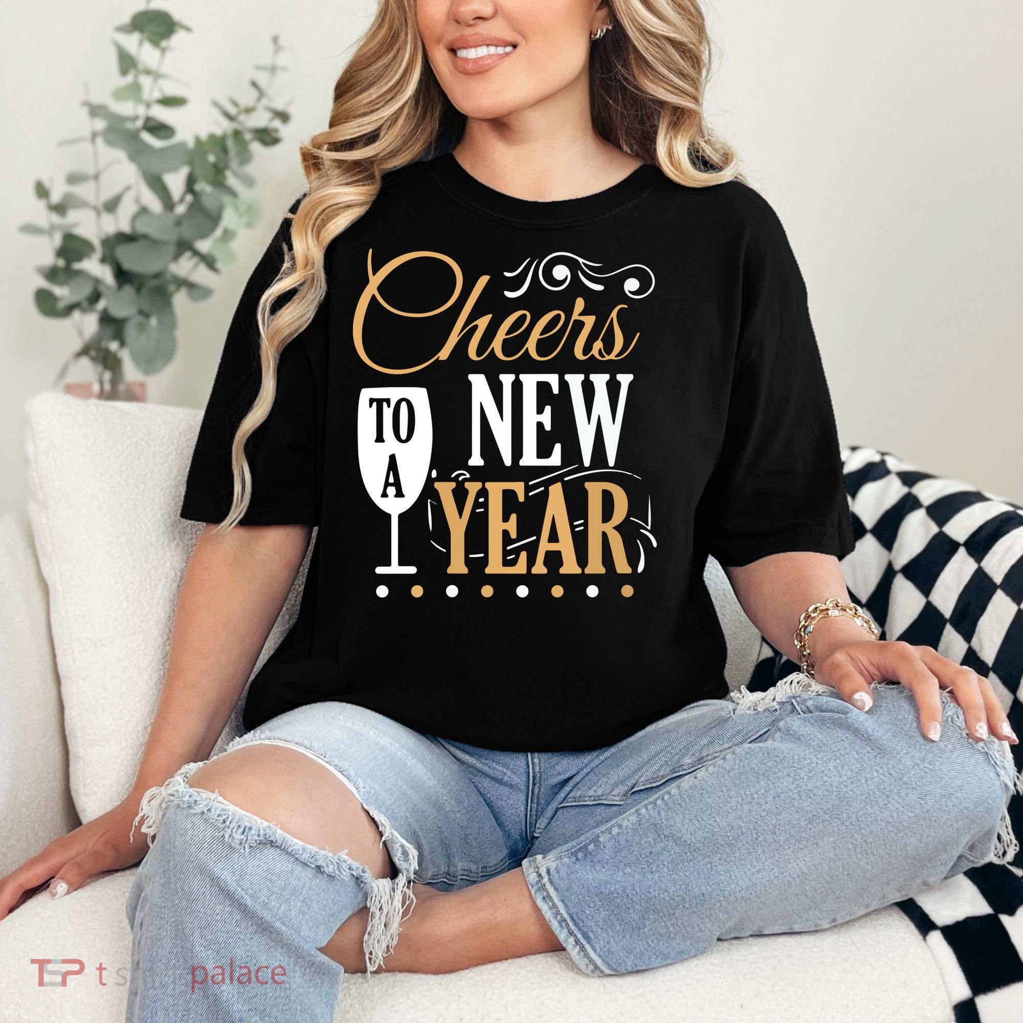 Cheers To A New Year Comfort Colors T-Shirt