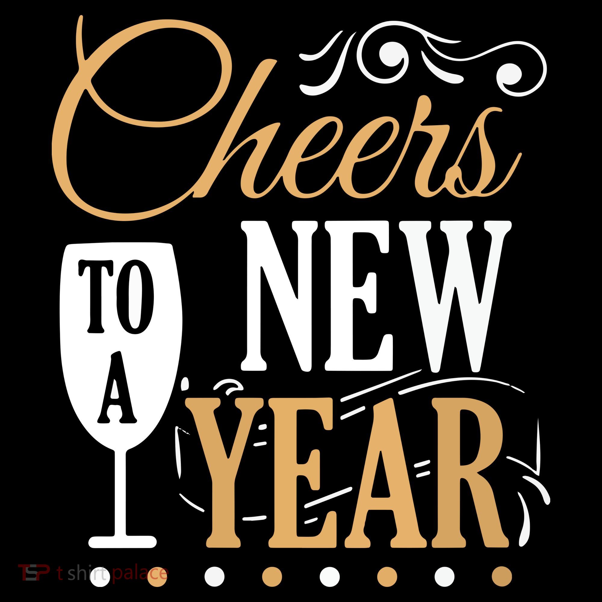 Cheers To A New Year Apron