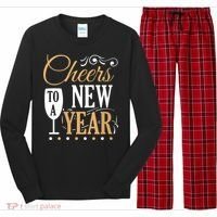Cheers To A New Year Long Sleeve Pajama Set thumb 0