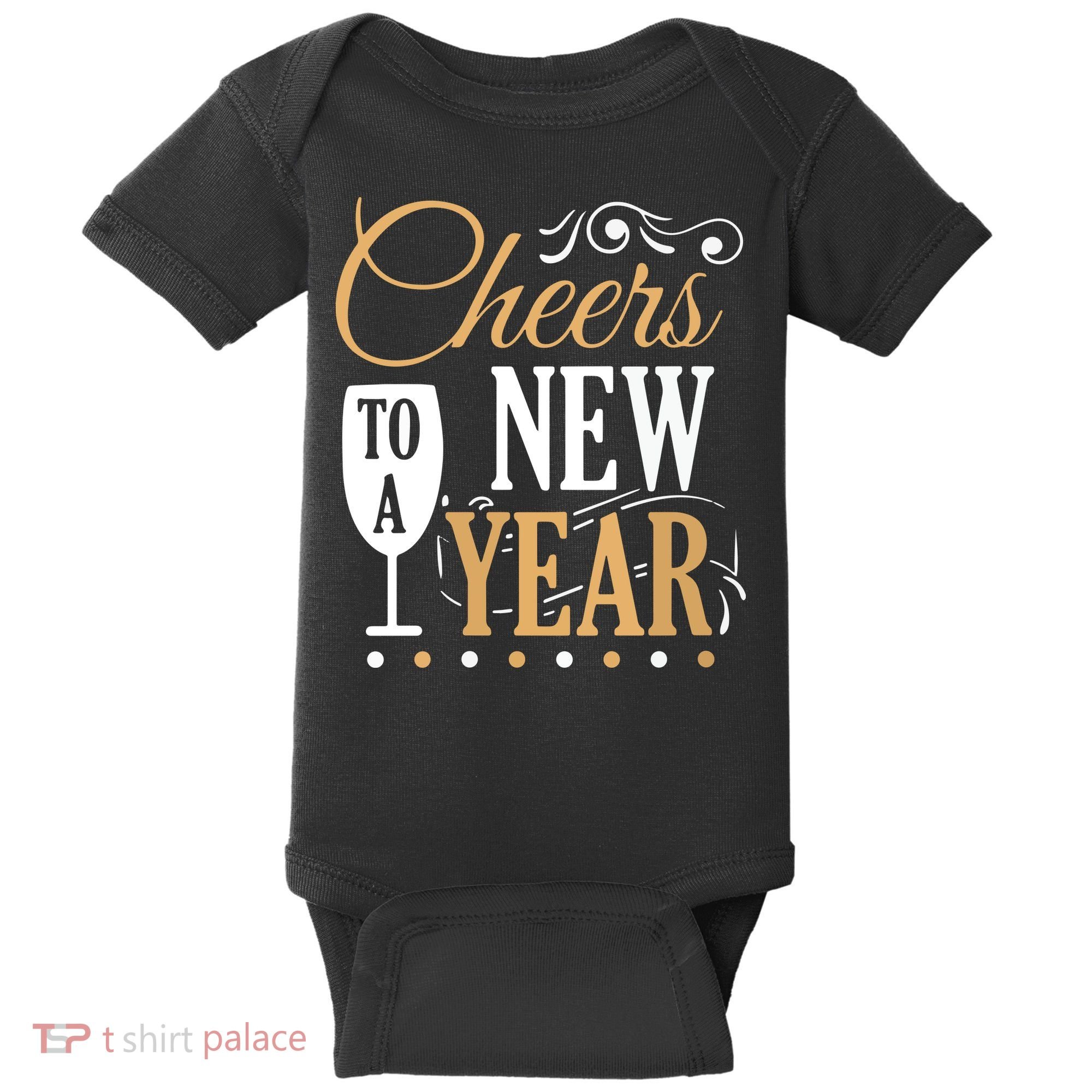 Cheers To A New Year Baby Bodysuit