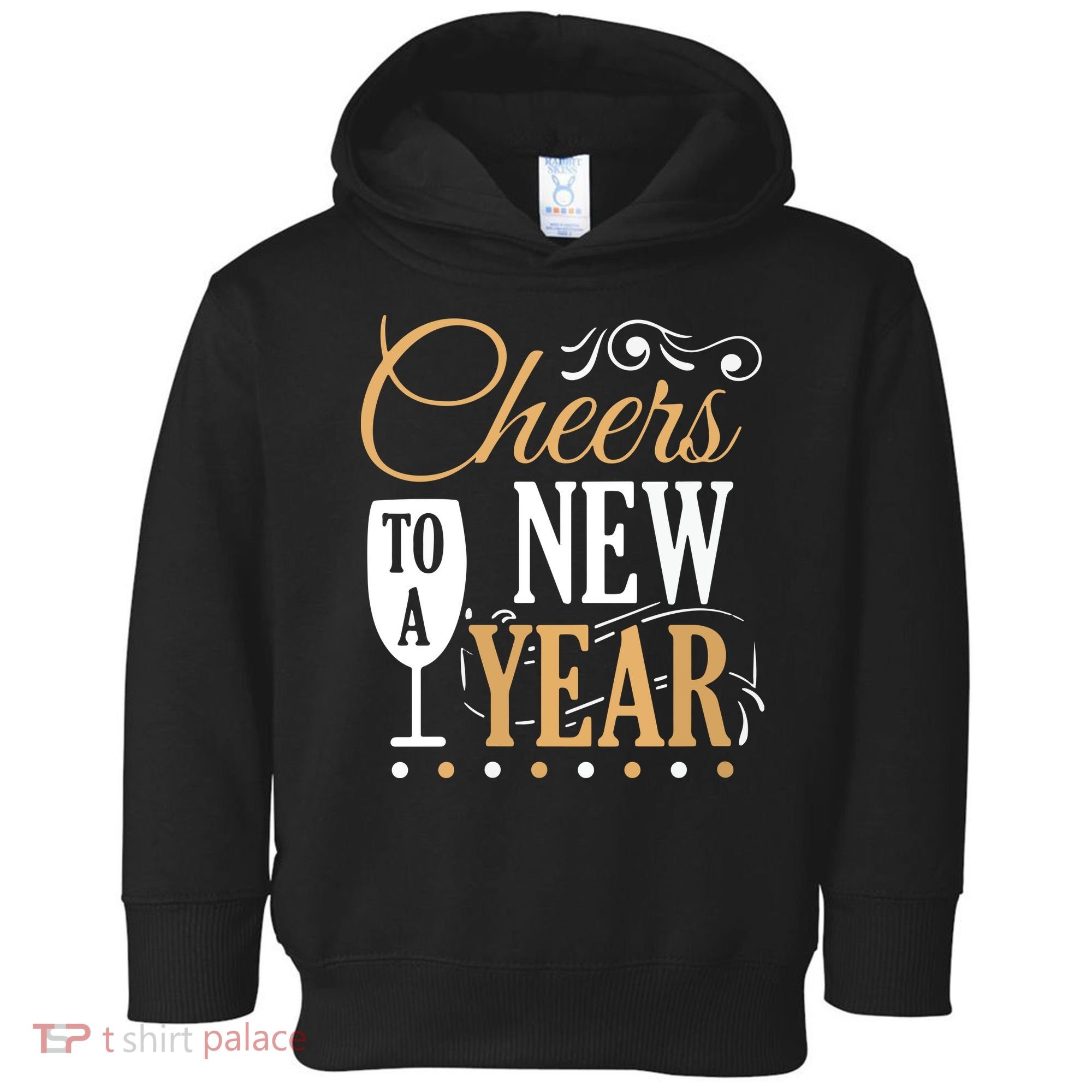 Cheers To A New Year Toddler Hoodie