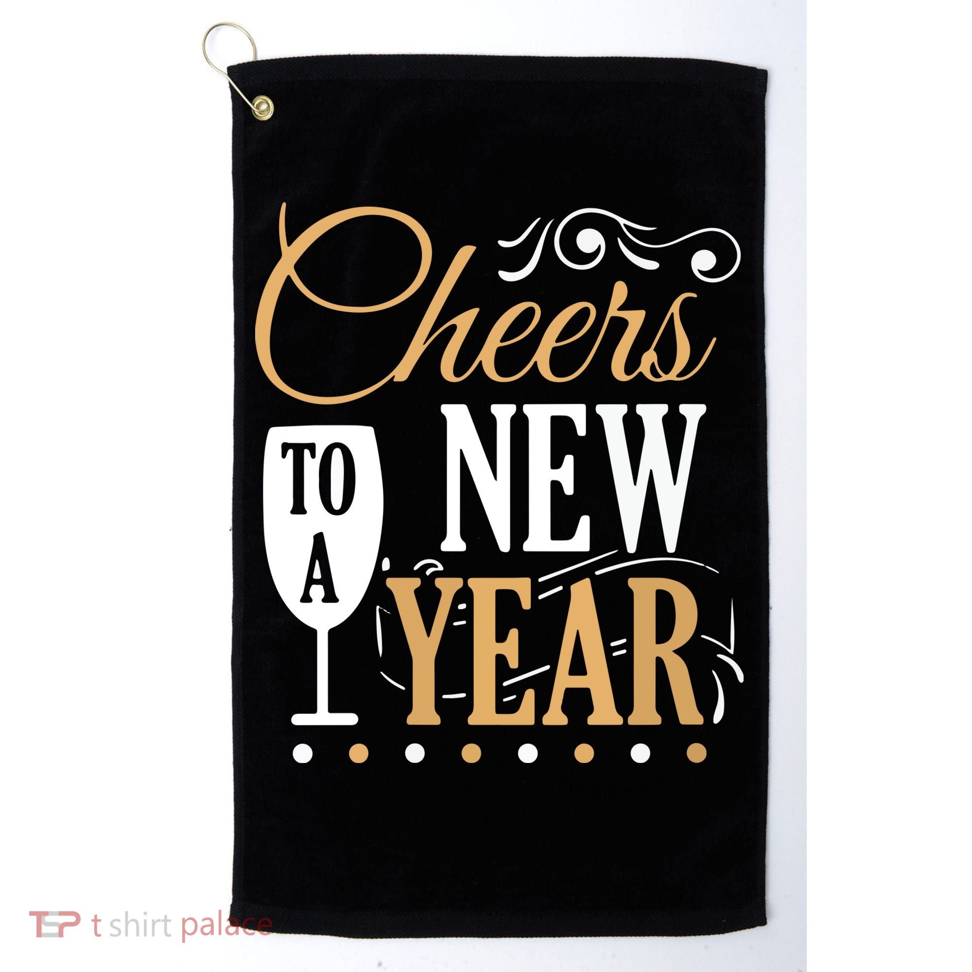 Cheers To A New Year Golf Towel