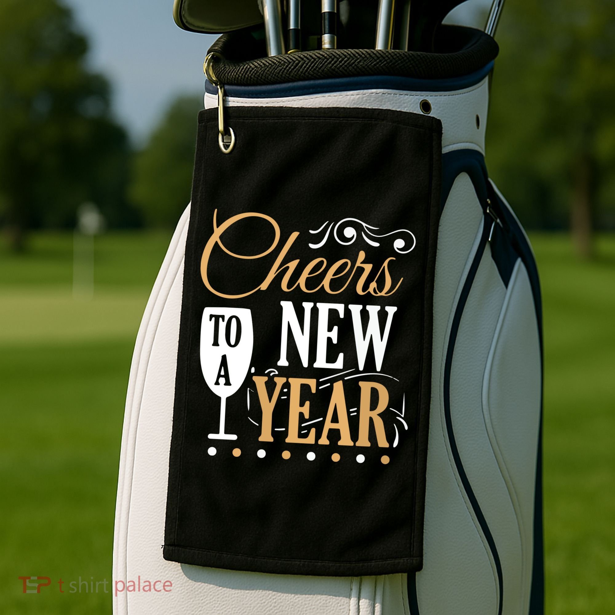 Cheers To A New Year Golf Towel