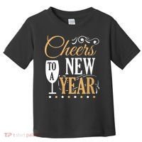 Cheers To A New Year Toddler T-Shirt thumb 0